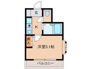 リ－フテラスの物件間取画像